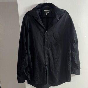 Banana Republic Black Button-Up Shirt